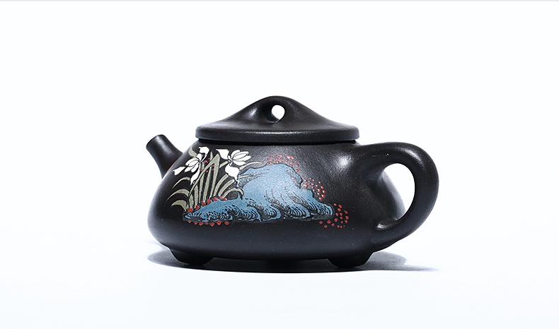 石瓢手工紫砂壺，精致典雅紫砂壺